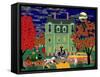 Halloween House-Mark Frost-Framed Stretched Canvas