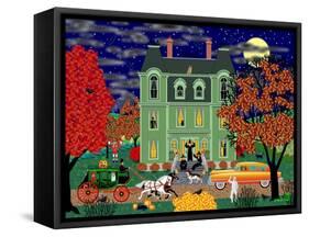 Halloween House-Mark Frost-Framed Stretched Canvas