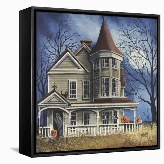 Halloween House-Debbi Wetzel-Framed Stretched Canvas