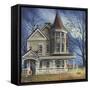 Halloween House-Debbi Wetzel-Framed Stretched Canvas