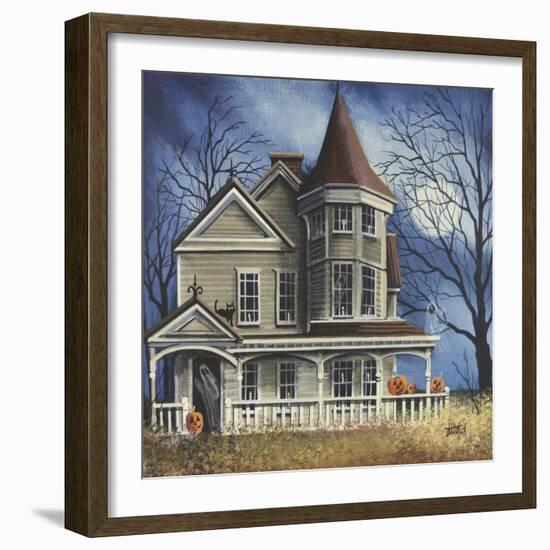 Halloween House-Debbi Wetzel-Framed Giclee Print