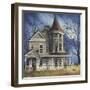 Halloween House-Debbi Wetzel-Framed Giclee Print