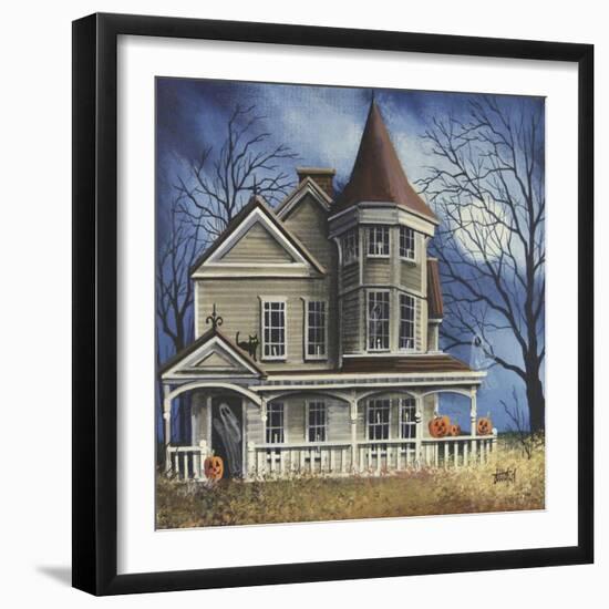 Halloween House-Debbi Wetzel-Framed Giclee Print