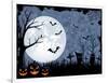 Halloween Illustration-losw-Framed Art Print