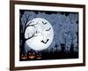 Halloween Illustration-losw-Framed Art Print