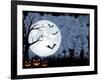 Halloween Illustration-losw-Framed Art Print