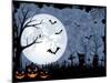 Halloween Illustration-losw-Mounted Art Print