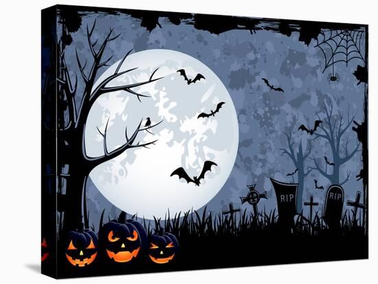 Halloween Illustration-losw-Stretched Canvas
