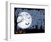 Halloween Illustration-losw-Framed Art Print