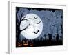 Halloween Illustration-losw-Framed Art Print