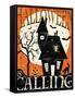 Halloween is Calling III-Veronique Charron-Framed Stretched Canvas