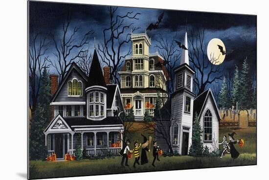 Halloween Kids-Debbi Wetzel-Mounted Giclee Print