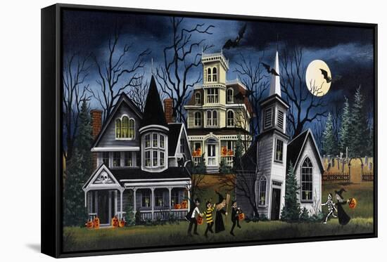 Halloween Kids-Debbi Wetzel-Framed Stretched Canvas