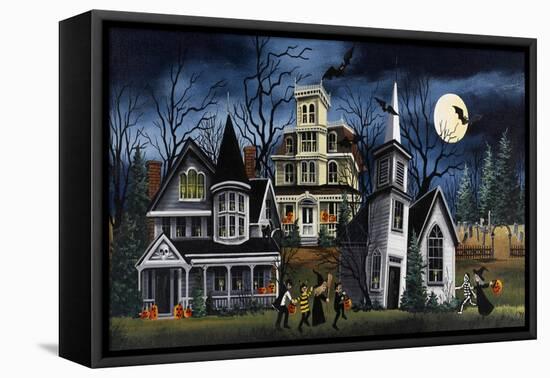 Halloween Kids-Debbi Wetzel-Framed Stretched Canvas