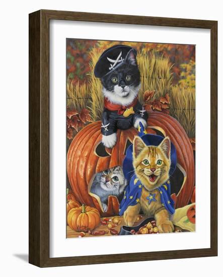 Halloween Kittens-Jenny Newland-Framed Giclee Print