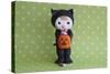 Halloween Kitty Girl-null-Stretched Canvas