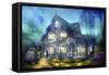 Halloween Lane-Joel Christopher Payne-Framed Stretched Canvas