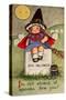 Halloween Little Girl Cemetary-Vintage Apple Collection-Stretched Canvas