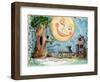 Halloween Moon-sylvia pimental-Framed Art Print