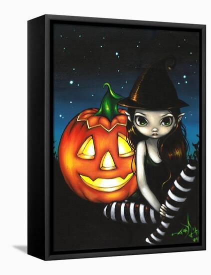 Halloween Night-Jasmine Becket-Griffith-Framed Stretched Canvas