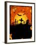 Halloween Night-losw-Framed Art Print