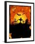 Halloween Night-losw-Framed Art Print