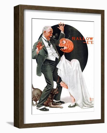 "Halloween", October 23,1920-Norman Rockwell-Framed Giclee Print