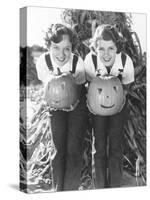 Halloween on the Farm-null-Stretched Canvas