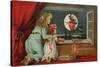 Halloween Out the Window-Vintage Apple Collection-Stretched Canvas