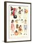 Halloween Outfits for Paper Dolls-null-Framed Art Print