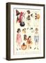 Halloween Outfits for Paper Dolls-null-Framed Art Print