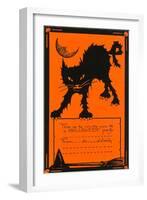 Halloween Party Invitation-null-Framed Art Print