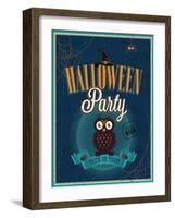 Halloween Party Poster-avean-Framed Art Print