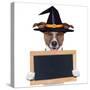 Halloween Placeholder Banner Dog-Javier Brosch-Stretched Canvas