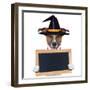 Halloween Placeholder Banner Dog-Javier Brosch-Framed Photographic Print