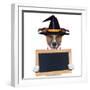 Halloween Placeholder Banner Dog-Javier Brosch-Framed Photographic Print