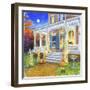 Halloween Porch-Edgar Jerins-Framed Giclee Print