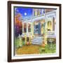 Halloween Porch-Edgar Jerins-Framed Giclee Print