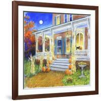 Halloween Porch-Edgar Jerins-Framed Giclee Print