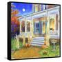 Halloween Porch-Edgar Jerins-Framed Stretched Canvas