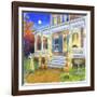 Halloween Porch-Edgar Jerins-Framed Giclee Print