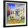 Halloween Porch-Edgar Jerins-Framed Giclee Print