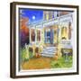 Halloween Porch-Edgar Jerins-Framed Giclee Print