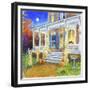 Halloween Porch-Edgar Jerins-Framed Giclee Print