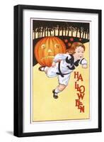 Halloween Postcard-null-Framed Giclee Print