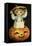 Halloween Pumpkin Head Child-Vintage Apple Collection-Framed Stretched Canvas