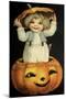 Halloween Pumpkin Head Child-Vintage Apple Collection-Mounted Giclee Print