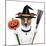 Halloween Pumpkin Witch Dog-Javier Brosch-Mounted Photographic Print