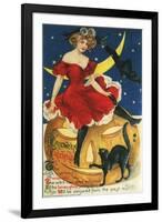 Halloween Red Dress Large-Vintage Apple Collection-Framed Giclee Print