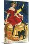Halloween Red Dress Large-Vintage Apple Collection-Mounted Giclee Print